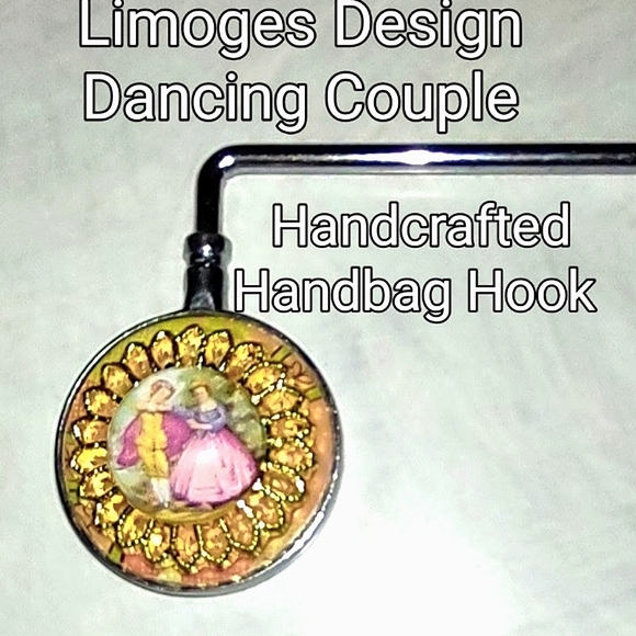 Limoges Jeweled Handbag Purse Hook - Picture 1 of 11